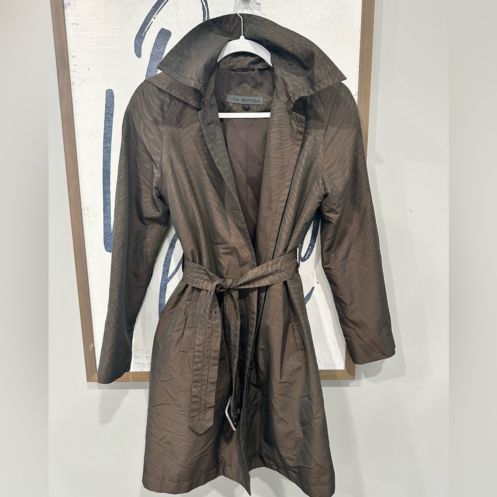 Via Spiga rain trench coat.